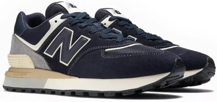 New Balance Retro Blauwe Sneakers Blauw Heren