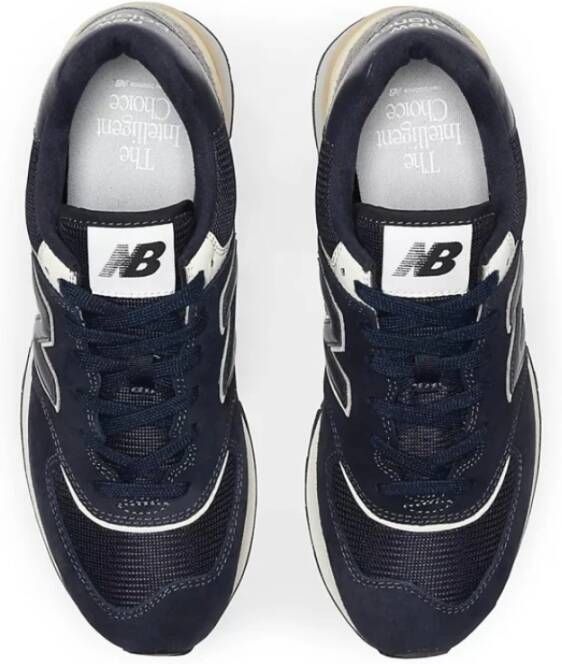 New Balance Retro Blauwe Sneakers Blauw Heren