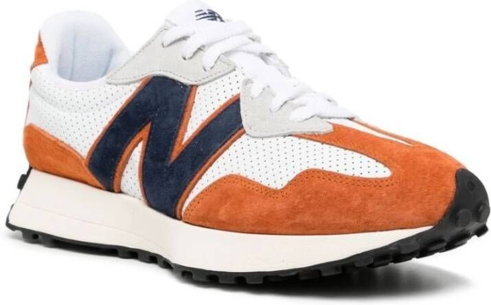 New Balance Kleurrijke Lage Sneakers met Paneelontwerp en Logo Patch Meerkleurig Heren