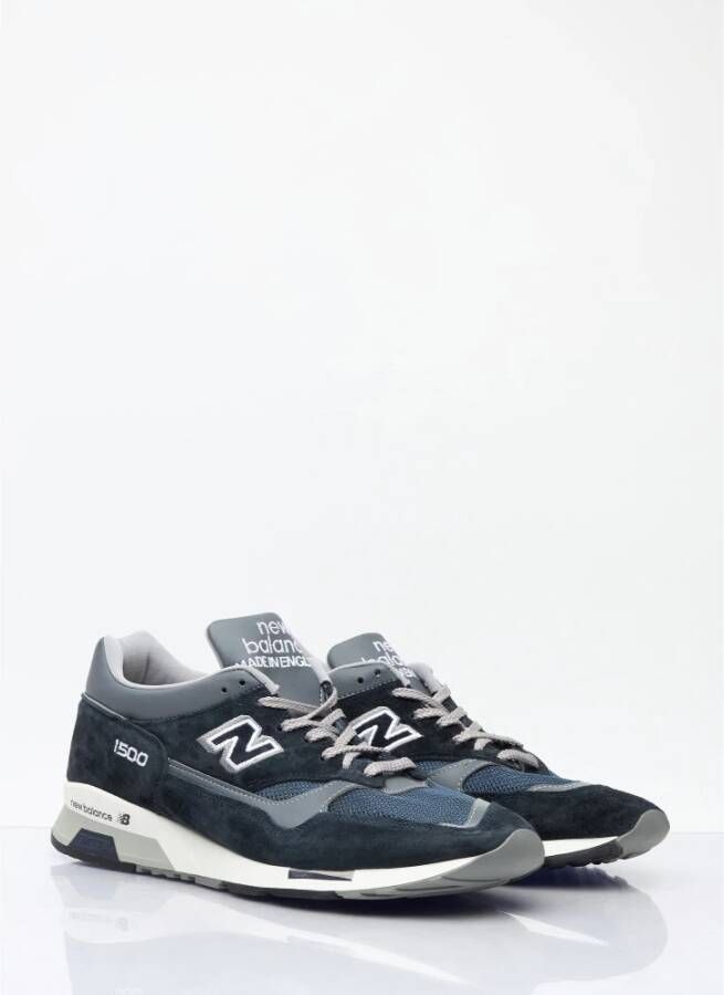 New Balance Sneakers met Mesh Panelen en Logo Borduursel Blue Heren