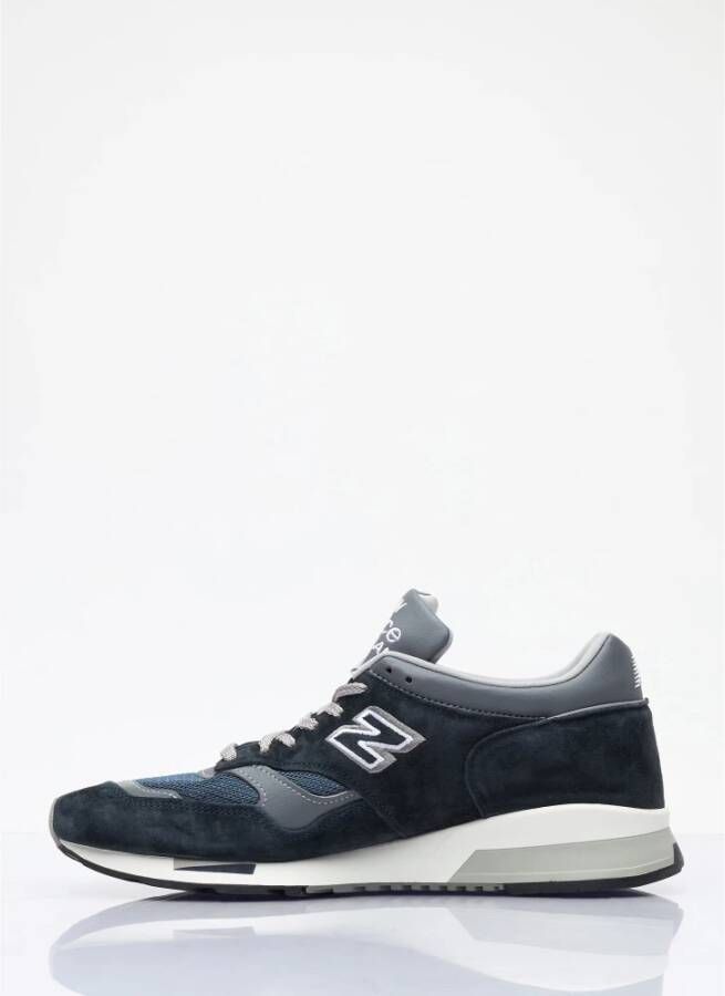 New Balance Sneakers met Mesh Panelen en Logo Borduursel Blue Heren