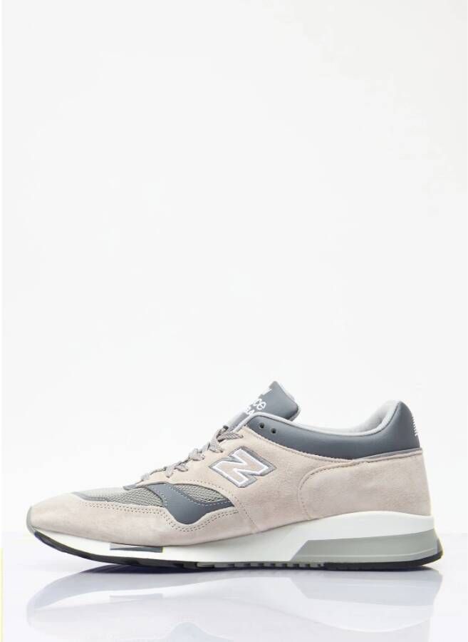 New Balance Sneakers met mesh-panelen en logo-borduursel Gray Heren