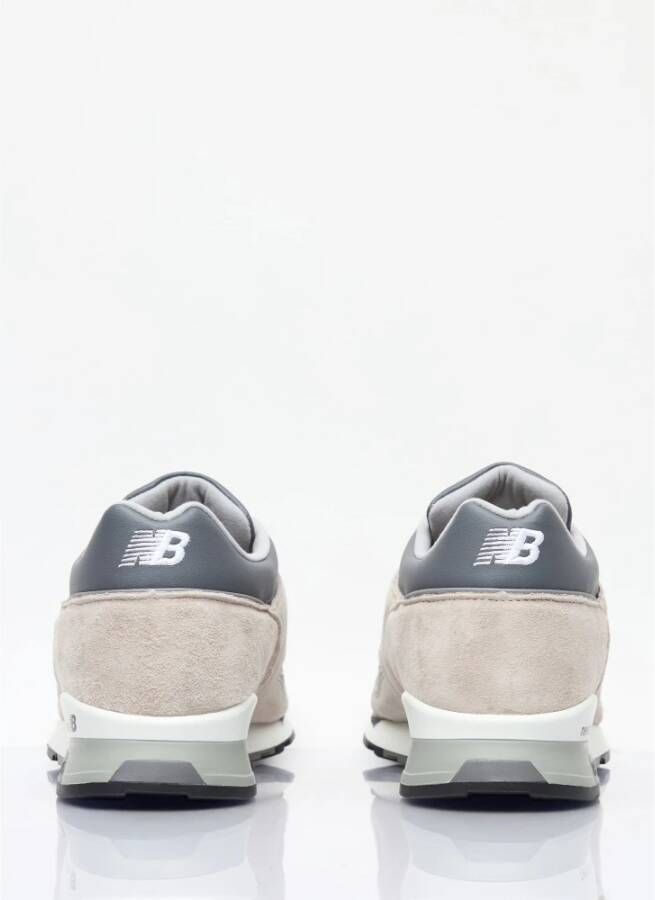 New Balance Sneakers met mesh-panelen en logo-borduursel Gray Heren