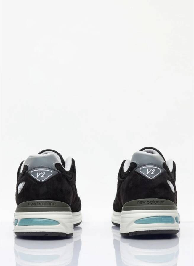 New Balance Sneakers met paneelconstructie en logoborduursel Black Heren