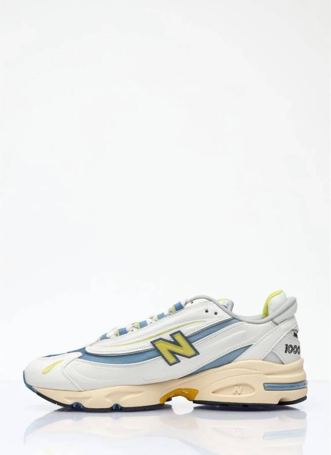 New Balance Sneakers met paneelconstructie en logoborduursel White Heren