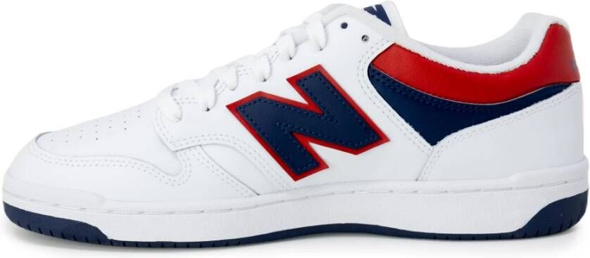 New Balance Leren Sneakers Rood Heren