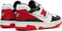 New Balance Retro-geïnspireerde wit rood zwarte sneakers Rood Heren - Thumbnail 3