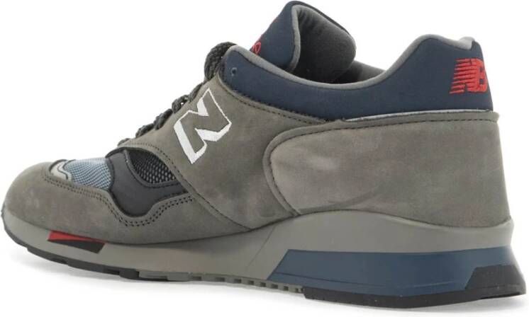 New Balance Sneakers van Mesh en Nubuck met 3D Logo Gray Heren