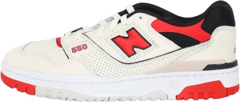 New Balance Klassieke witte lage profiel sneakers Wit Heren