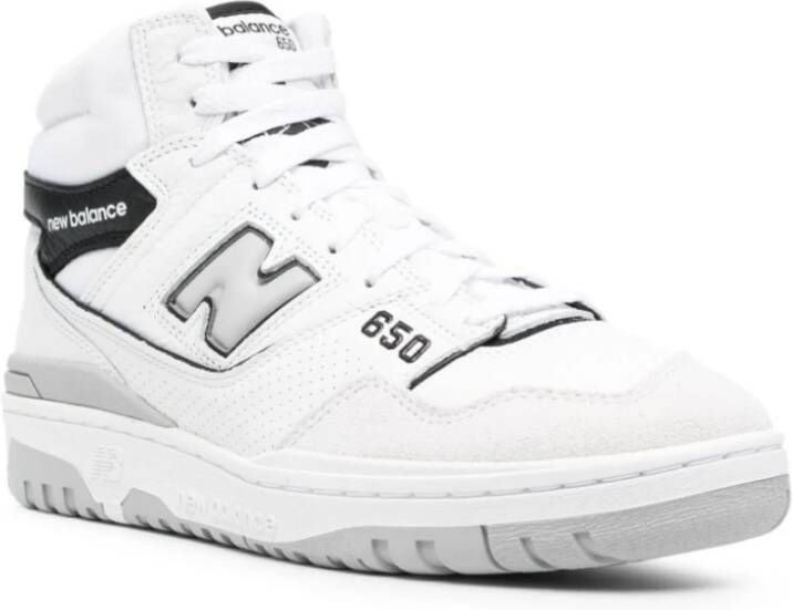 New Balance Witte Hoge Sneakers met Logo Wit Heren