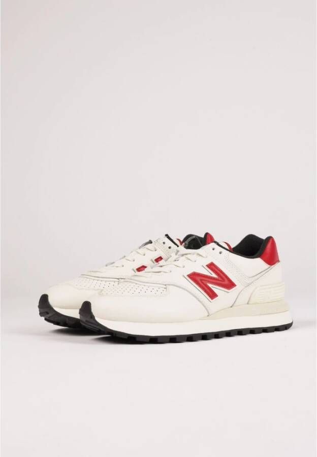 New Balance Leren Heren Sneakers Wit Heren