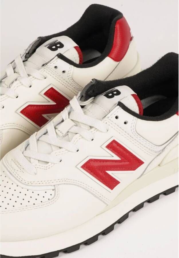 New Balance Leren Heren Sneakers Wit Heren