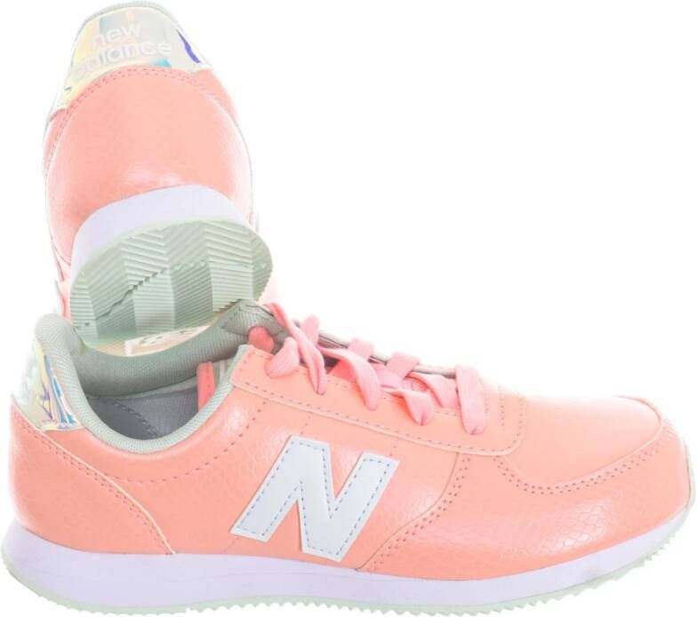 New Balance Sportieve Halfhoge Ademende Sneakers Red Dames