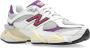 New Balance Wit Paarse Dames Sneakers 2024 White Unisex - Thumbnail 13