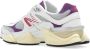 New Balance Wit Paarse Dames Sneakers 2024 White Unisex - Thumbnail 14