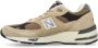 New Balance Stijlvolle 991 Sneakers voor Mannen Beige Heren - Thumbnail 8