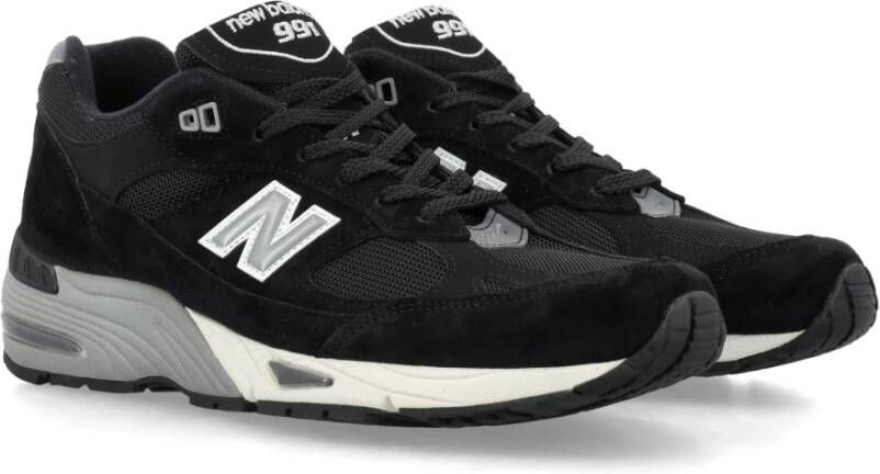 New Balance Stijlvolle 991 Sneakers voor Mannen Black Heren