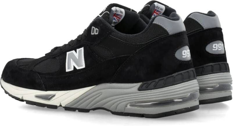 New Balance Stijlvolle 991 Sneakers voor Mannen Black Heren