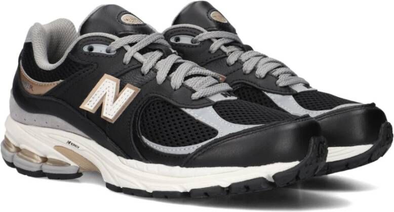 New Balance Stijlvolle M2002 D Lage Sneakers Black Dames