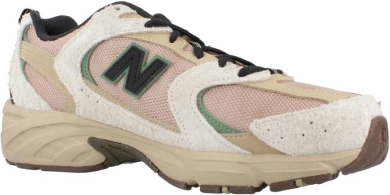 New Balance Stijlvolle Sneakers voor Mannen Beige Heren