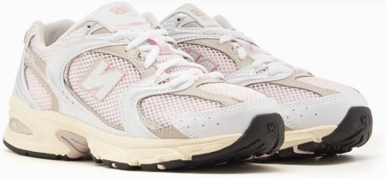 New Balance Suède Beige en Bruine Sneakers White Dames