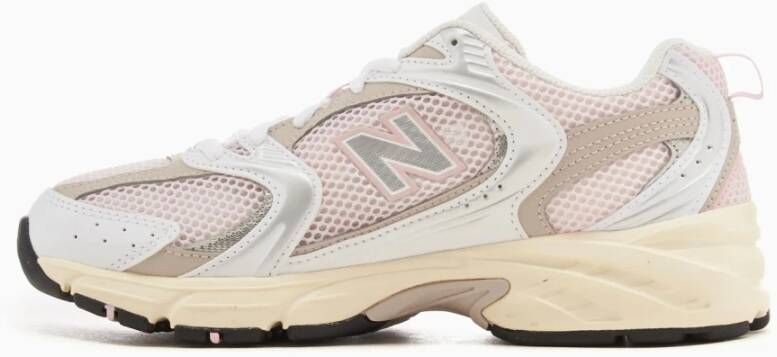 New Balance Suède Beige en Bruine Sneakers White Dames