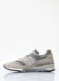 New Balance Suede en Mesh Sneakers Beige Heren - Thumbnail 4