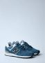 New Balance Blauw Wit Leren Sneaker Paneelontwerp Blue Heren - Thumbnail 6