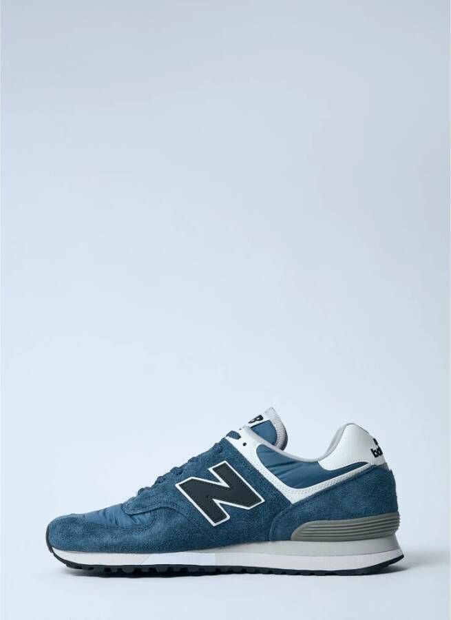 New Balance Suede en Mesh Sneakers Blue Heren