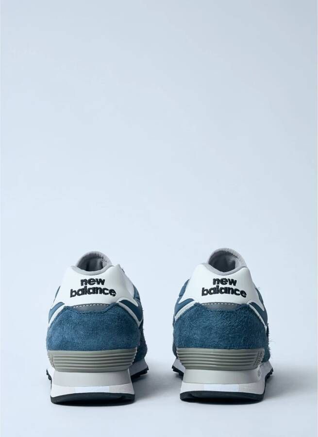 New Balance Suede en Mesh Sneakers Blue Heren