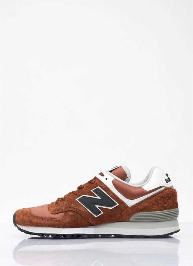 New Balance Suede en Mesh Sneakers Brown Heren