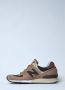 New Balance Suede en Mesh Sneakers Brown Heren - Thumbnail 4