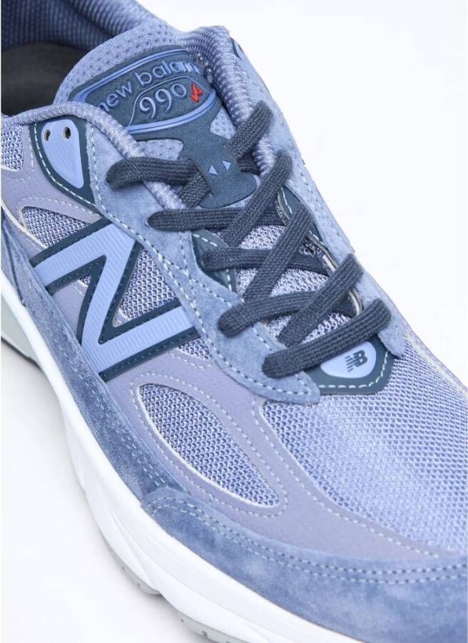 New Balance Suede Mesh Panel Sneakers Blue Dames