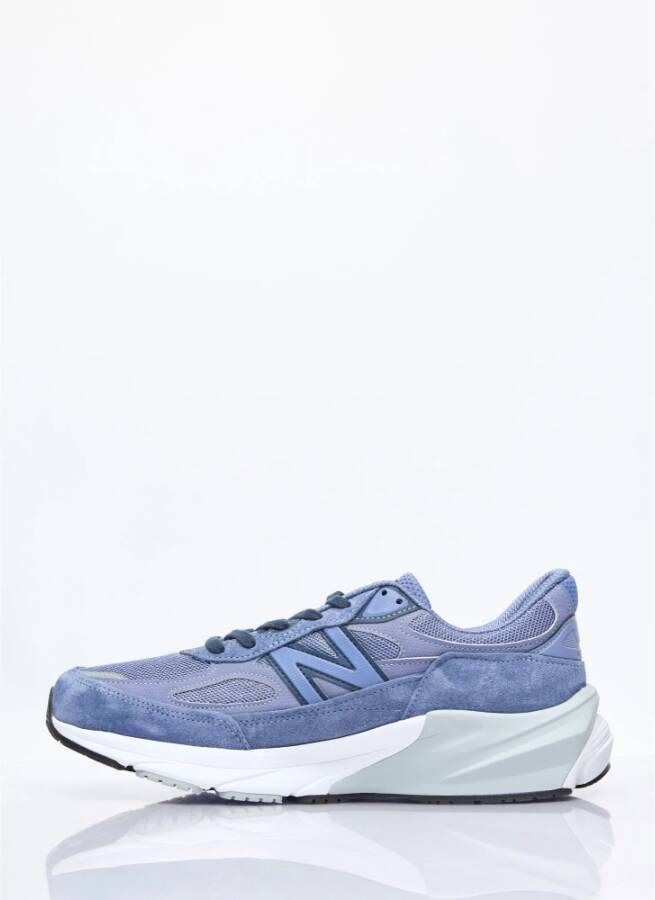 New Balance Suede Mesh Panel Sneakers Blue Dames