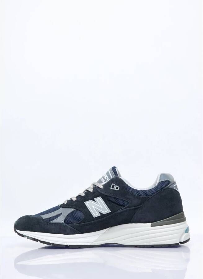 New Balance Suede Mesh Panel Sneakers Blue Heren