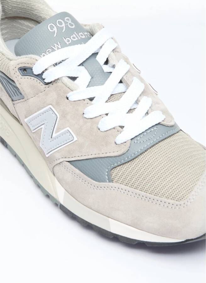 New Balance Suede Mesh Panel Sneakers Multicolor Heren