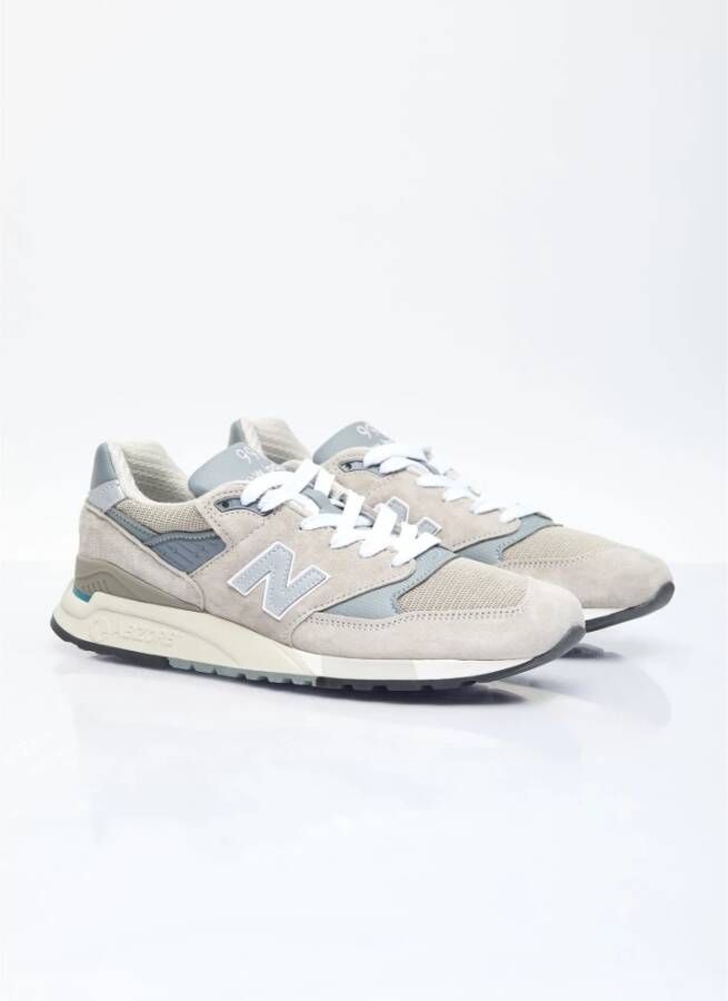 New Balance Suede Mesh Panel Sneakers Multicolor Heren