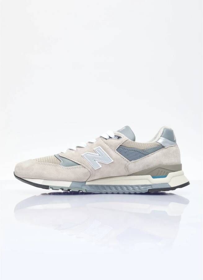 New Balance Suede Mesh Panel Sneakers Multicolor Heren