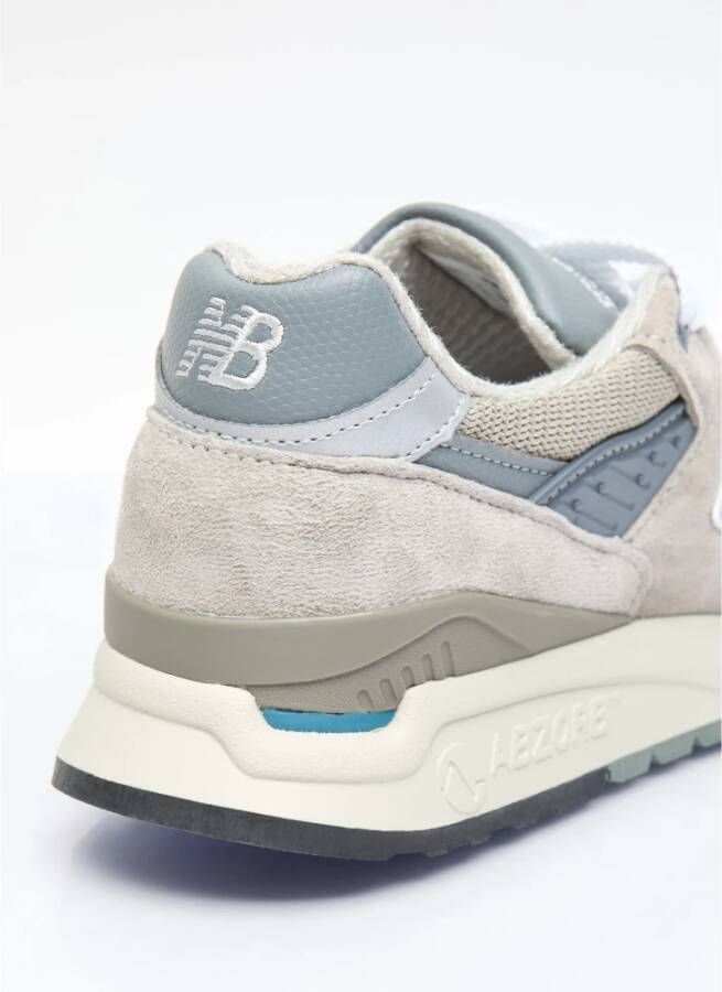 New Balance Suede Mesh Panel Sneakers Multicolor Heren