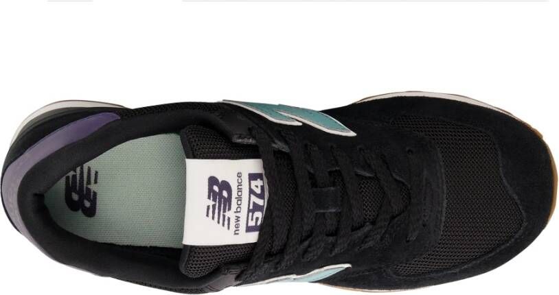 New Balance Suede Mesh Sneakers Stijlvolle Look Black Dames