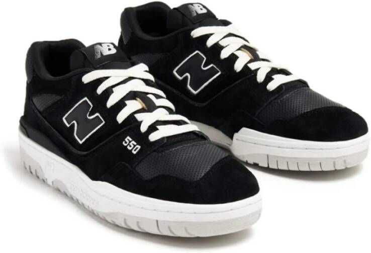 New Balance Suede Pack Black White Sneakers Black Heren