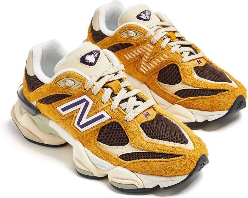 New Balance Suede Sneaker Butterscotch Dark Mushroom Design Multicolor Heren