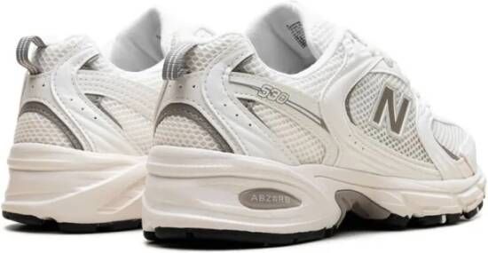 New Balance Synthetische Mesh Sneakers White Heren