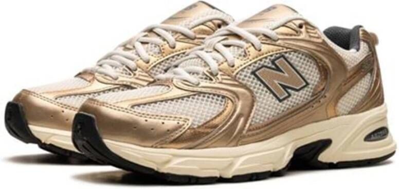 New Balance Turtledove Gold Metallic Sneakers Yellow Dames