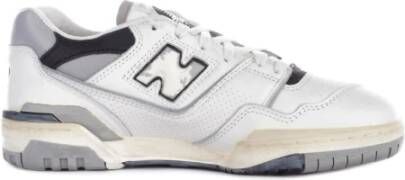 New Balance Unisex Sneakers met Leren en Canvas Details Multicolor Heren