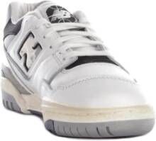 New Balance Unisex Sneakers met Leren en Canvas Details Multicolor Heren