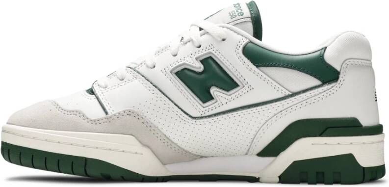 New Balance Wit Groen Sneakers White Heren