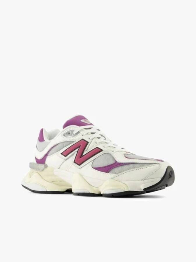 New Balance Wit Paarse Dames Sneakers 2024 White Unisex