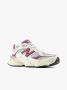 New Balance Wit Paarse Dames Sneakers 2024 White Unisex - Thumbnail 3