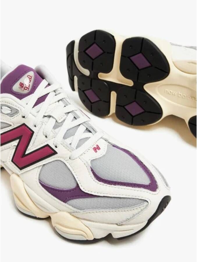 New Balance Wit Paarse Dames Sneakers 2024 White Unisex